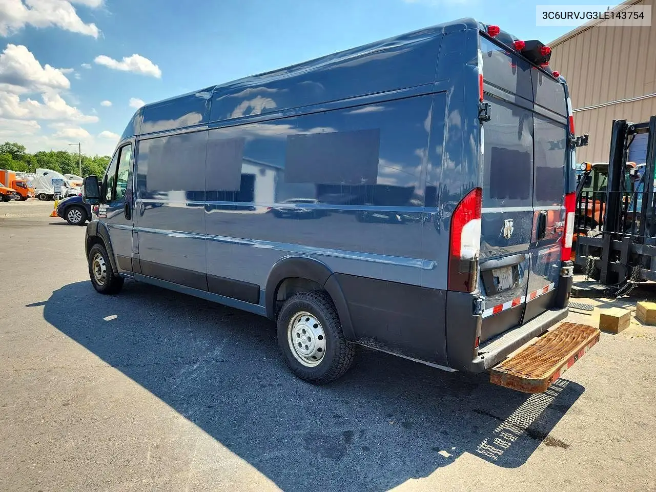 2020 Ram Promaster 3500 3500 High VIN: 3C6URVJG3LE143754 Lot: 58385996