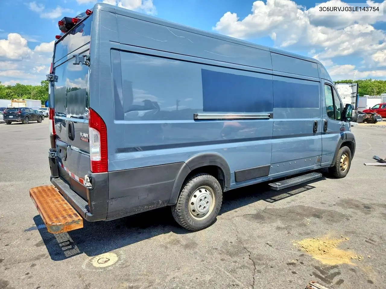 2020 Ram Promaster 3500 3500 High VIN: 3C6URVJG3LE143754 Lot: 58385996