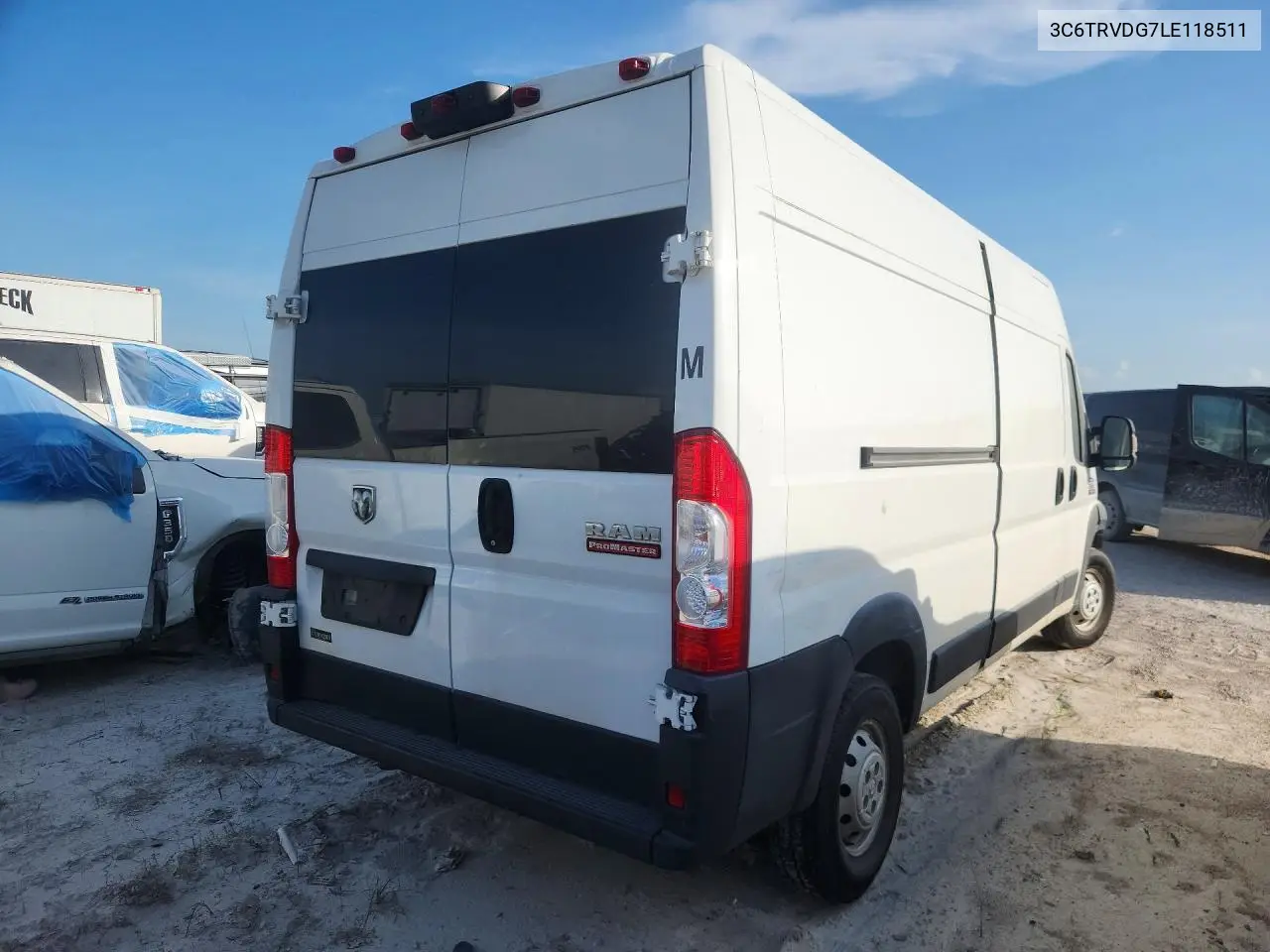 2020 Ram Promaster 2500 Delivery Van VIN: 3C6TRVDG7LE118511 Lot: 59002276