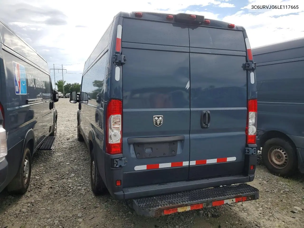 2020 Ram Promaster 3500 Delivery Van VIN: 3C6URVJG6LE117665 Lot: 59995136