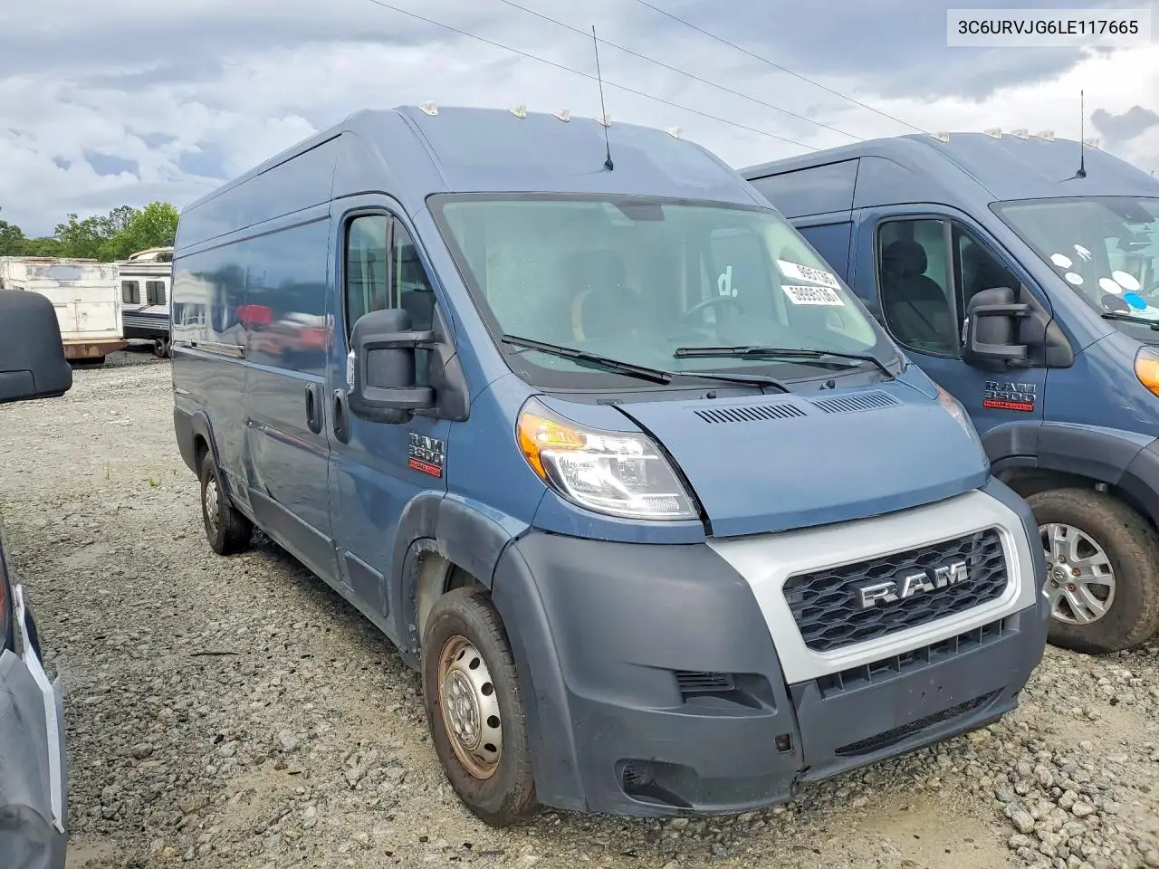 2020 Ram Promaster 3500 Delivery Van VIN: 3C6URVJG6LE117665 Lot: 59995136