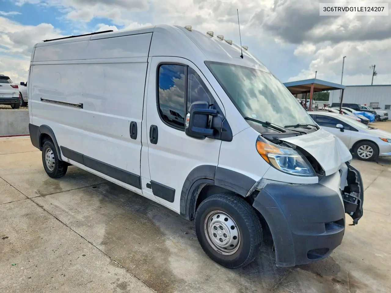 2020 Ram Promaster 2500 2500 High VIN: 3C6TRVDG1LE124207 Lot: 60334956