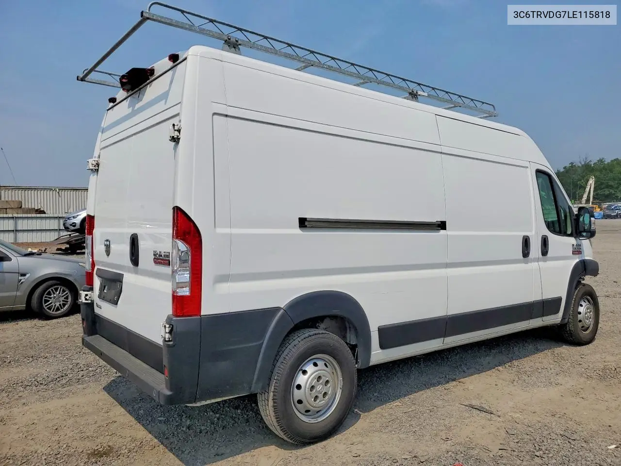 2020 Ram Promaster 2500 2500 High VIN: 3C6TRVDG7LE115818 Lot: 60407206