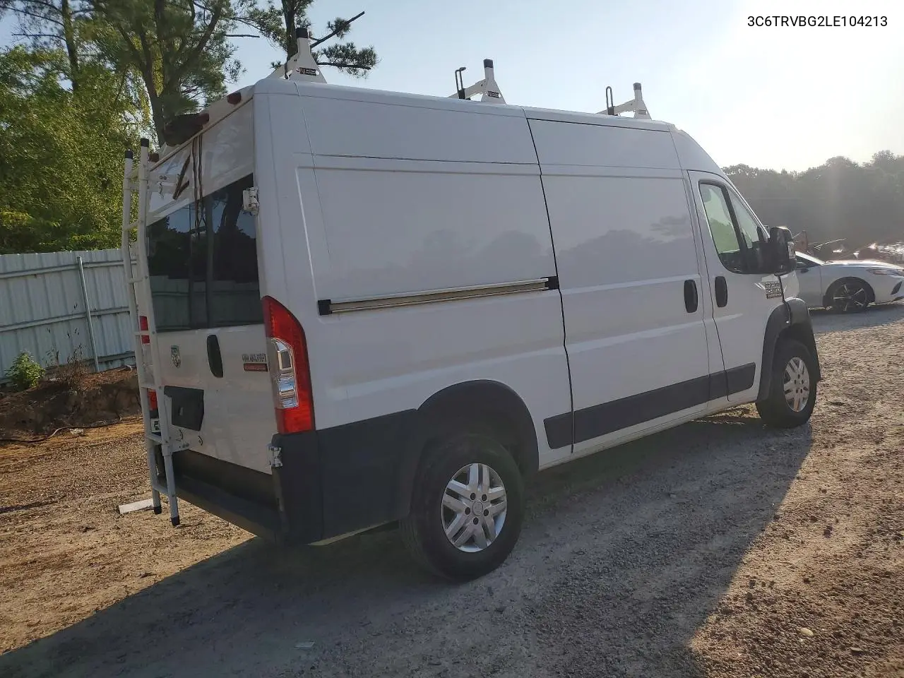 2020 Ram Promaster 1500 1500 High VIN: 3C6TRVBG2LE104213 Lot: 60765786