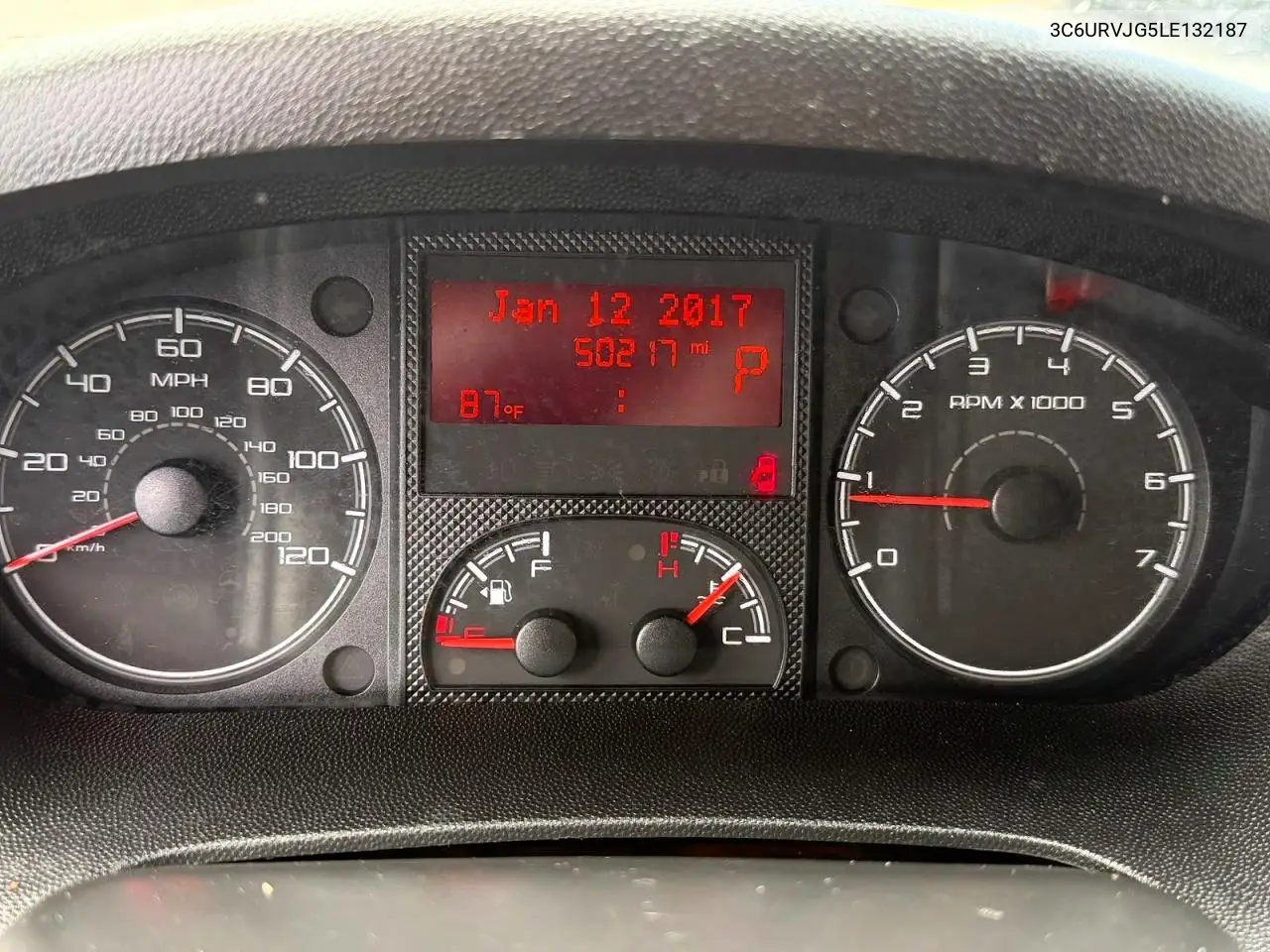 2020 Ram Promaster 3500 3500 High VIN: 3C6URVJG5LE132187 Lot: 61192376