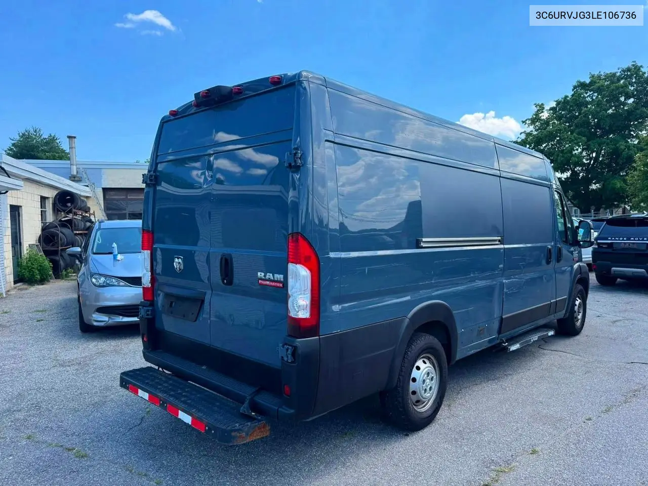 2020 Ram Promaster 3500 3500 High VIN: 3C6URVJG3LE106736 Lot: 61210456