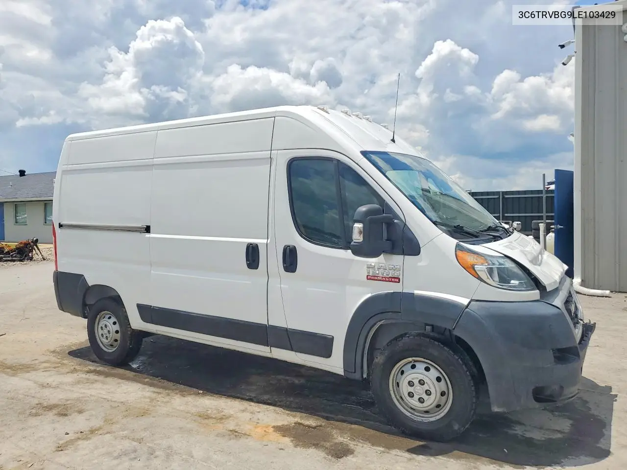 2020 Ram Promaster 1500 1500 High VIN: 3C6TRVBG9LE103429 Lot: 61430406