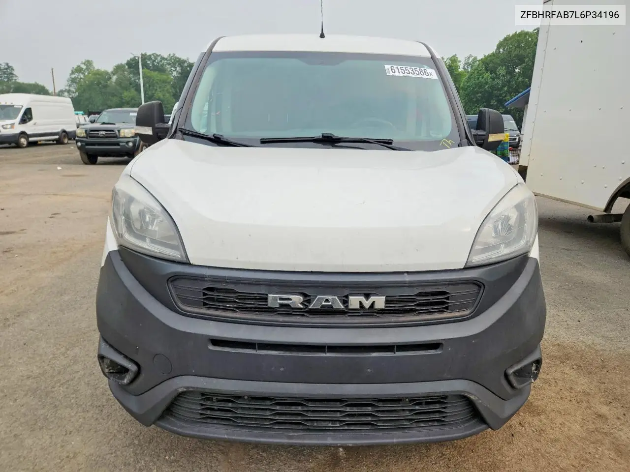2020 Ram Promaster City VIN: ZFBHRFAB7L6P34196 Lot: 61553586