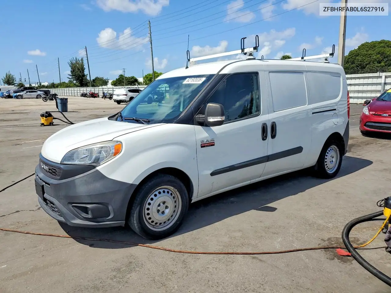 2020 Ram Promaster City VIN: ZFBHRFAB0L6S27916 Lot: 62193536