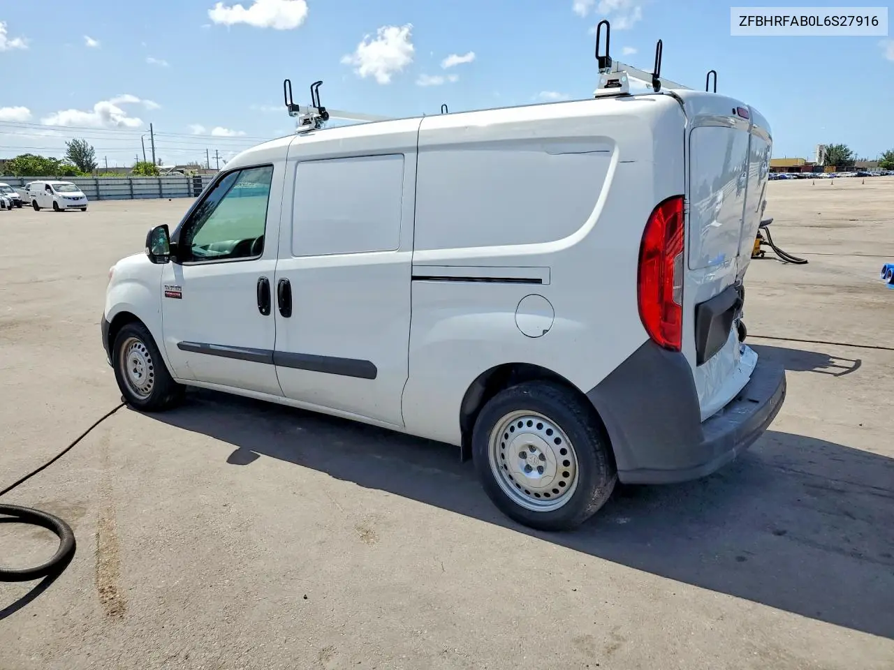 2020 Ram Promaster City VIN: ZFBHRFAB0L6S27916 Lot: 62193536