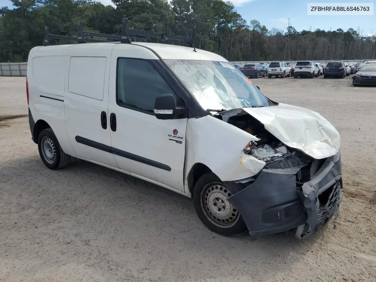 2020 Ram Promaster City VIN: ZFBHRFAB8L6S46763 Lot: 73390465