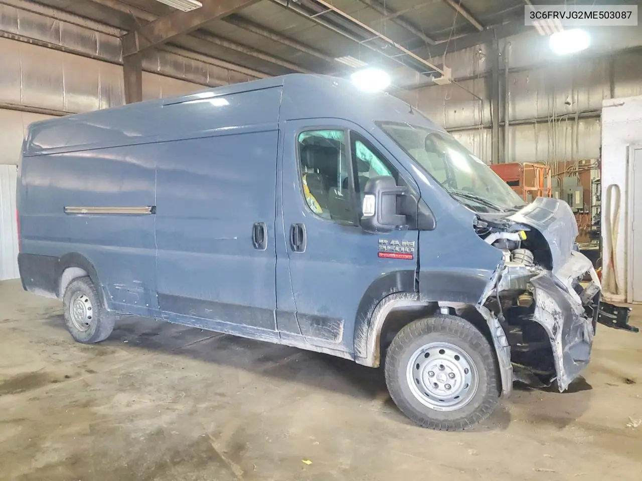 2021 Ram Promaster 3500 Delivery Van VIN: 3C6FRVJG2ME503087 Lot: 52832206