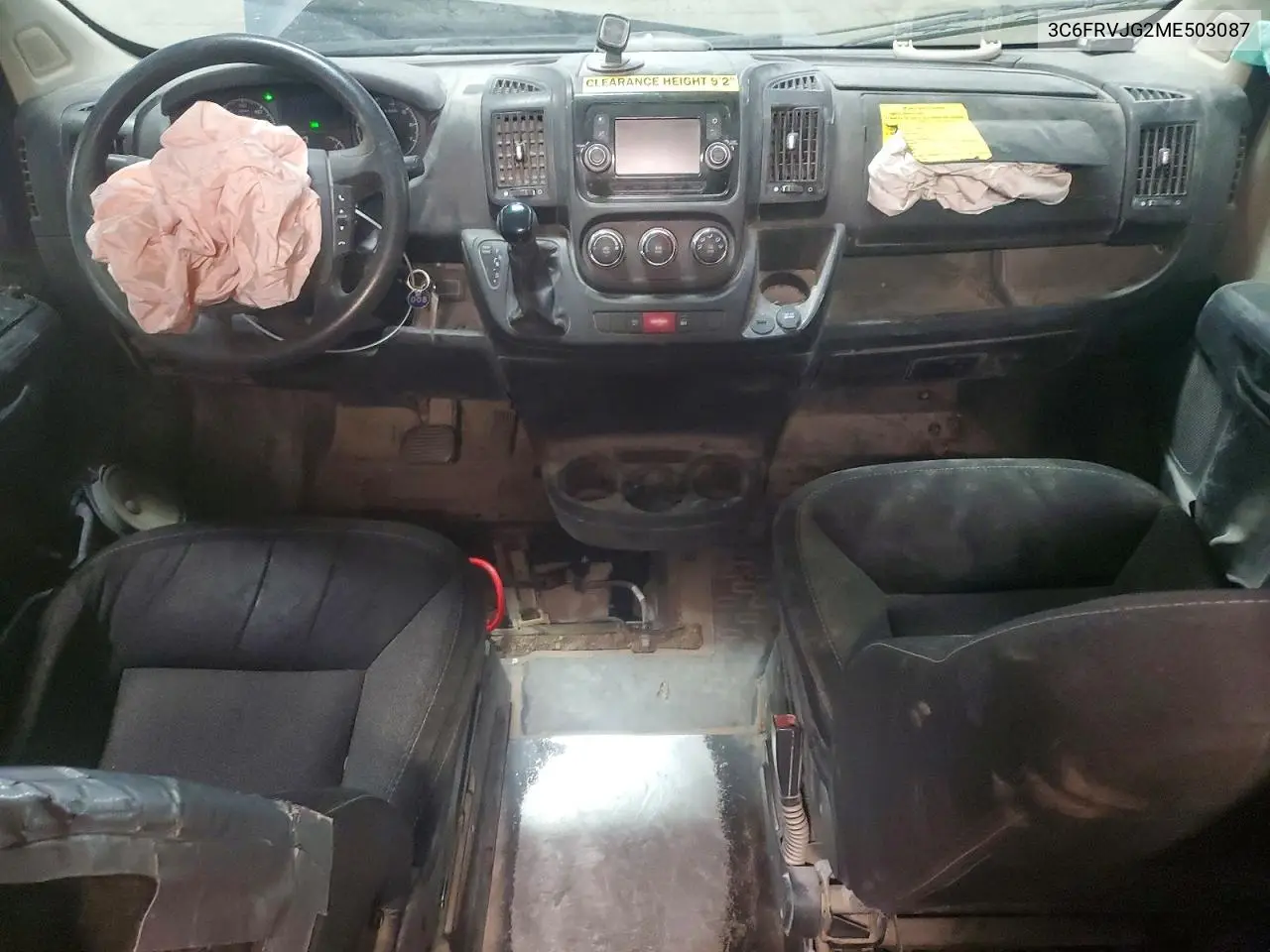 2021 Ram Promaster 3500 Delivery Van VIN: 3C6FRVJG2ME503087 Lot: 52832206