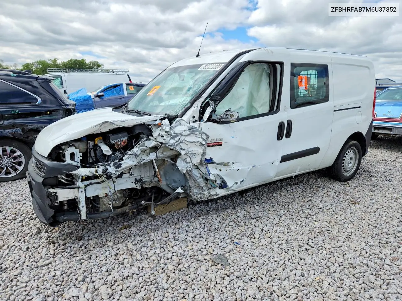2021 Ram Promaster City St Delivery Van VIN: ZFBHRFAB7M6U37852 Lot: 53898956