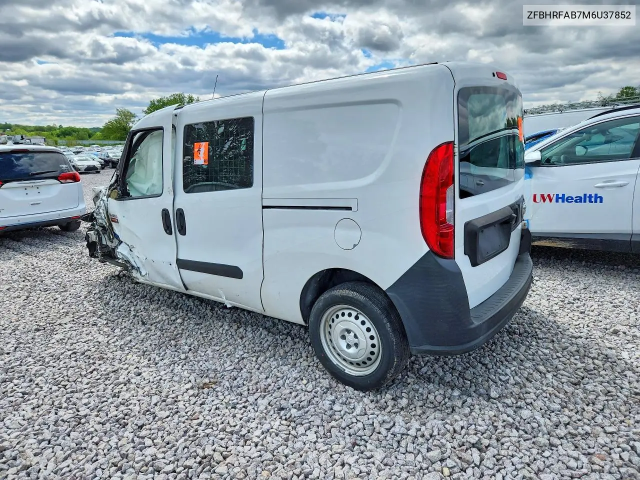 2021 Ram Promaster City St Delivery Van VIN: ZFBHRFAB7M6U37852 Lot: 53898956
