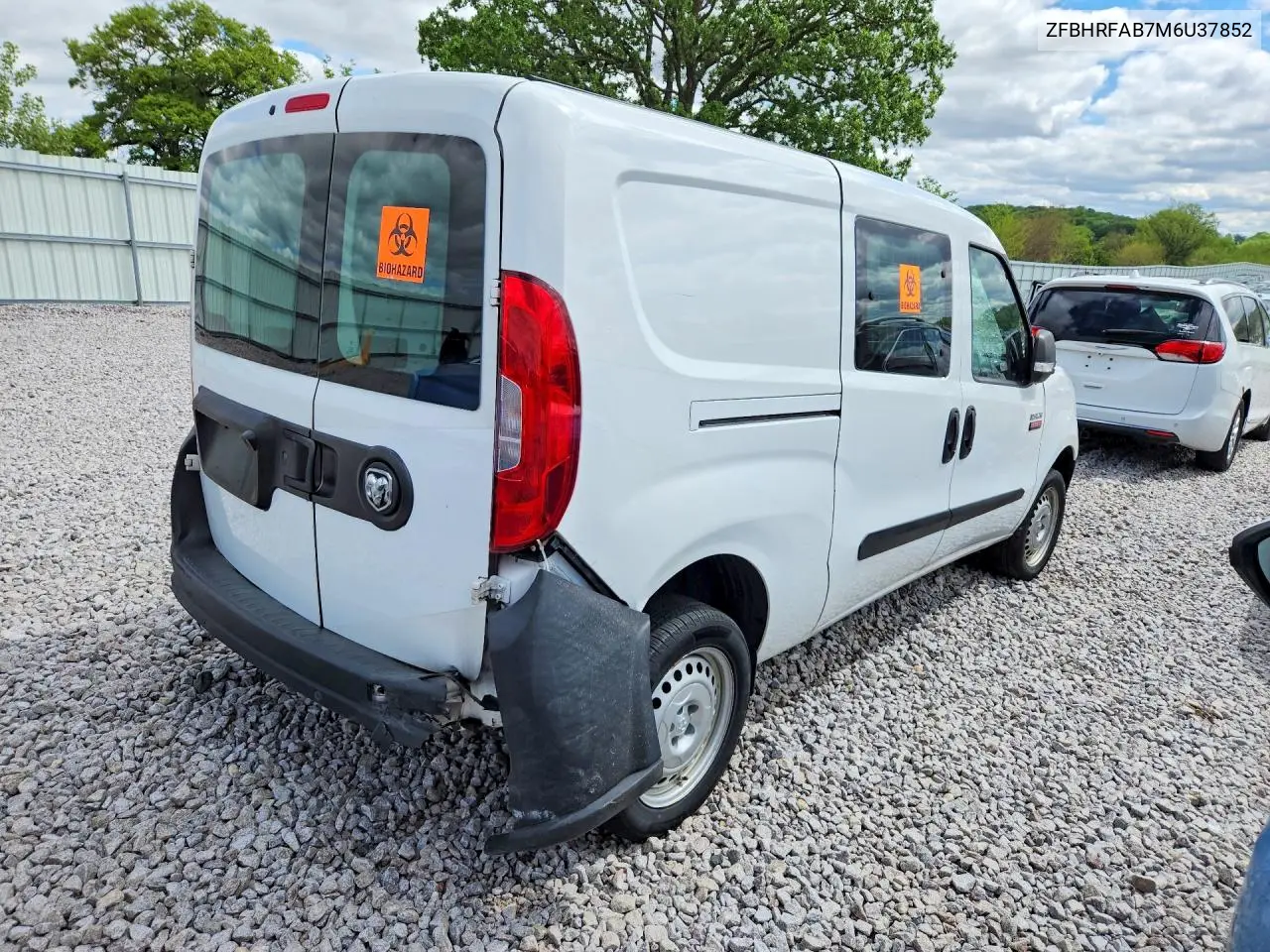 2021 Ram Promaster City St Delivery Van VIN: ZFBHRFAB7M6U37852 Lot: 53898956
