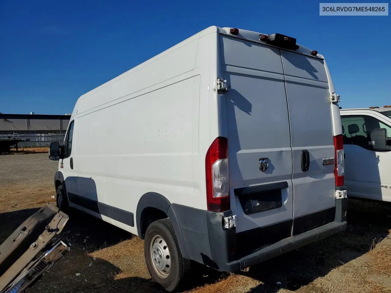 2021 Ram Promaster 2500 2500 High VIN: 3C6LRVDG7ME548265 Lot: 55194796