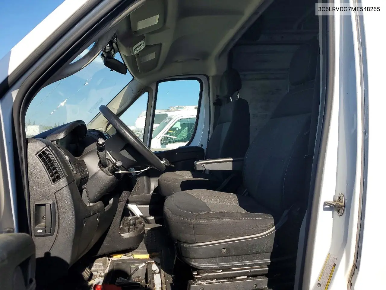 2021 Ram Promaster 2500 2500 High VIN: 3C6LRVDG7ME548265 Lot: 55194796