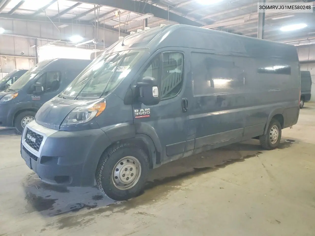 2021 Ram Promaster 3500 Delivery Van VIN: 3C6MRVJG1ME580248 Lot: 58157336