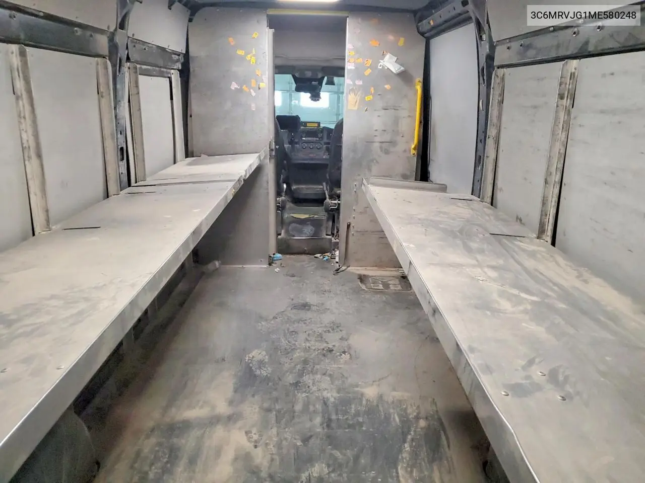 2021 Ram Promaster 3500 Delivery Van VIN: 3C6MRVJG1ME580248 Lot: 58157336