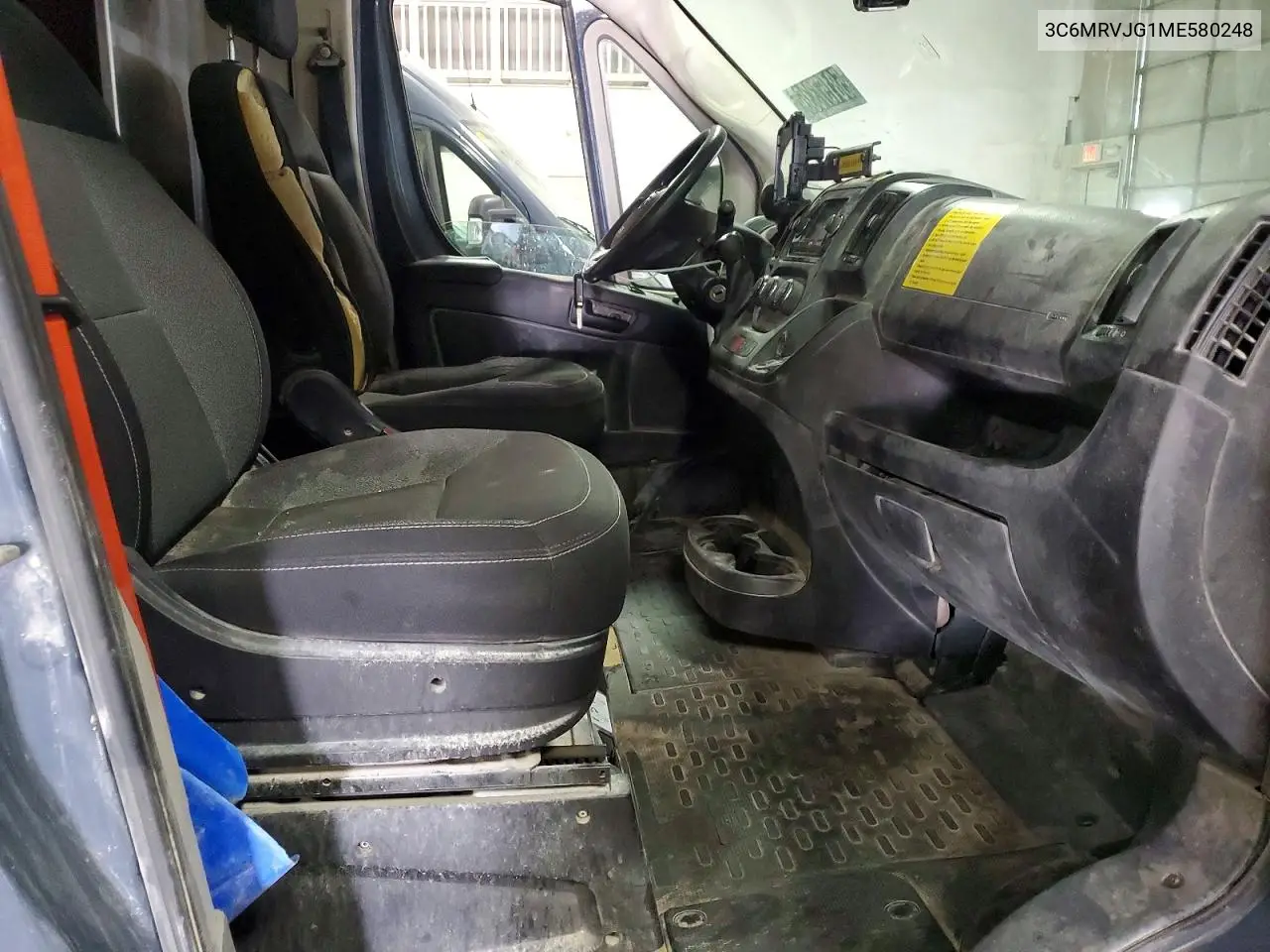 2021 Ram Promaster 3500 Delivery Van VIN: 3C6MRVJG1ME580248 Lot: 58157336