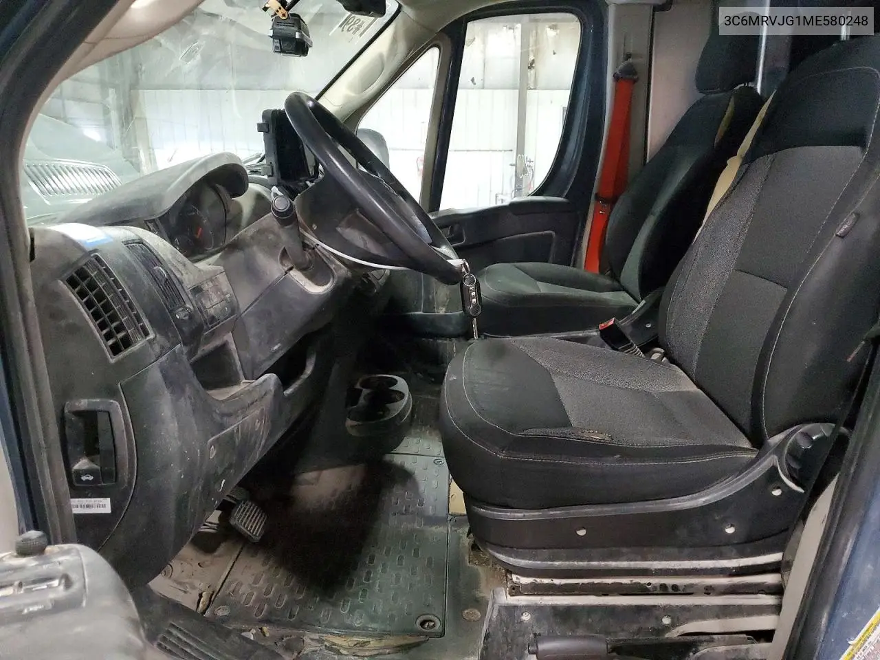 2021 Ram Promaster 3500 Delivery Van VIN: 3C6MRVJG1ME580248 Lot: 58157336