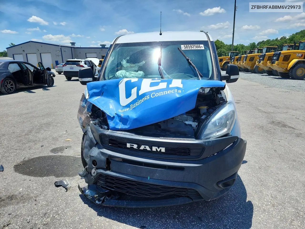 2021 Ram Promaster City VIN: ZFBHRFAB8M6V29973 Lot: 58592566