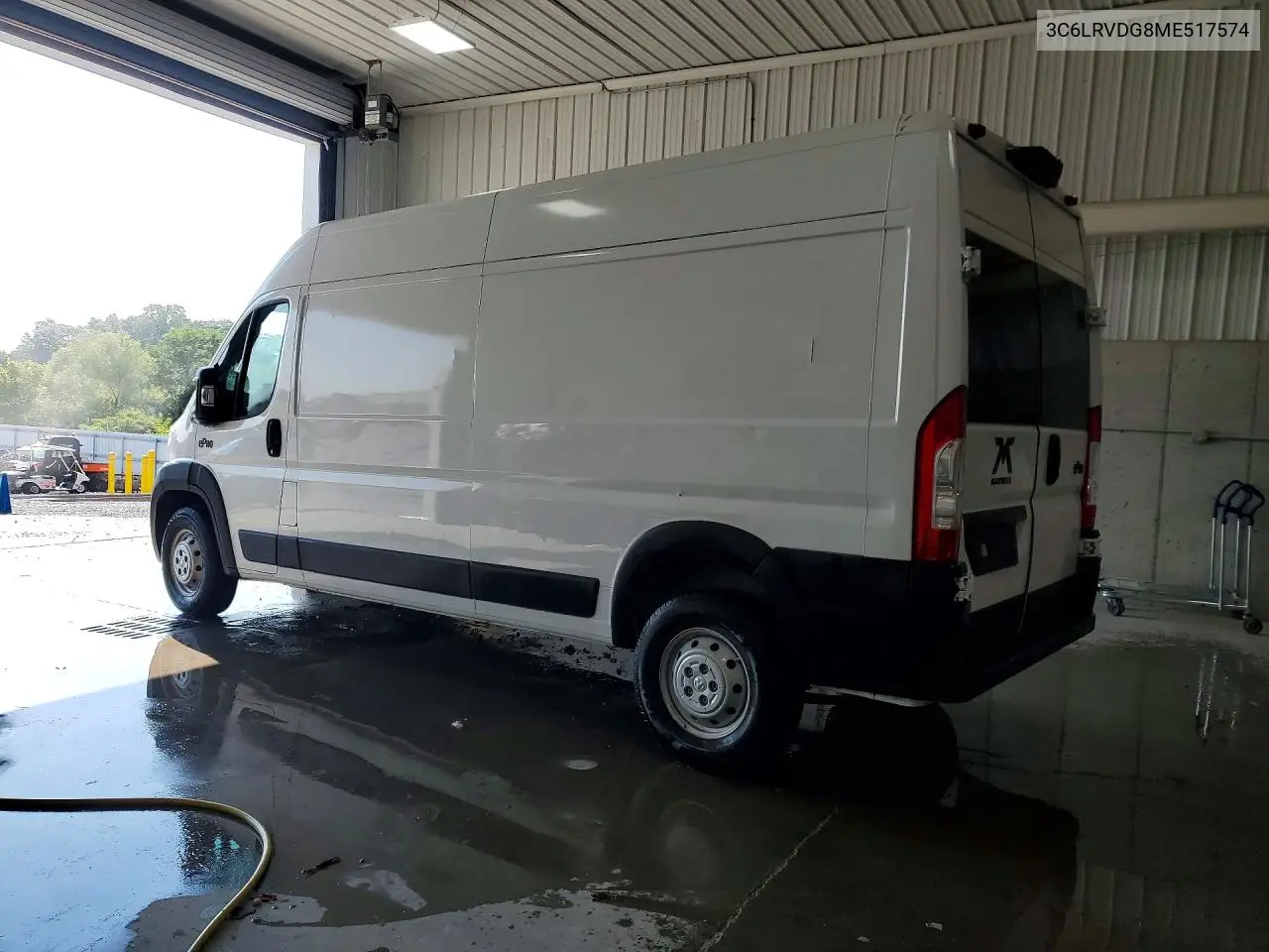 2021 Ram Promaster 2500 Delivery Van VIN: 3C6LRVDG8ME517574 Lot: 58823666