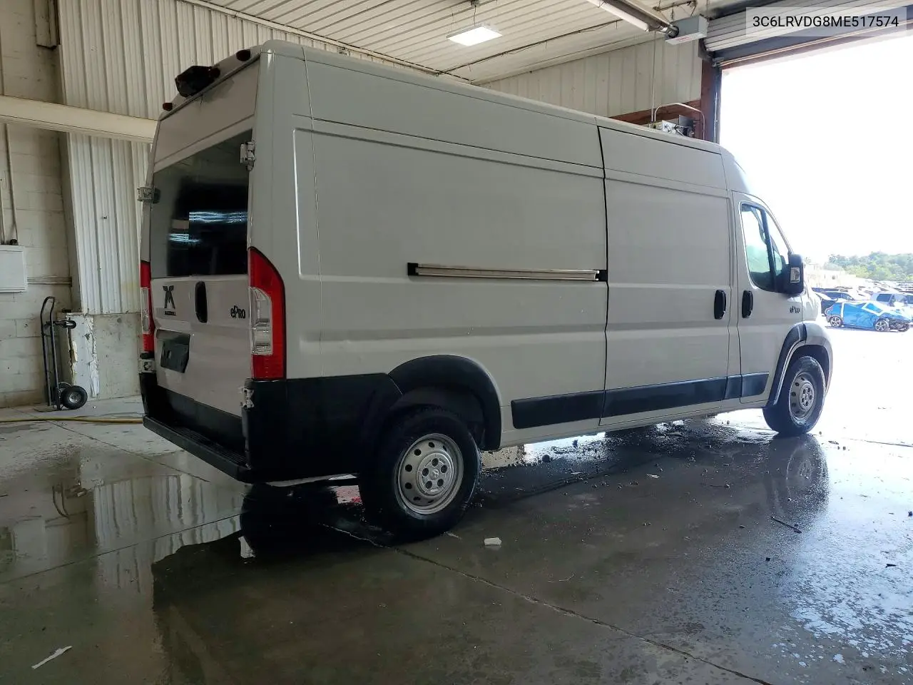 2021 Ram Promaster 2500 Delivery Van VIN: 3C6LRVDG8ME517574 Lot: 58823666