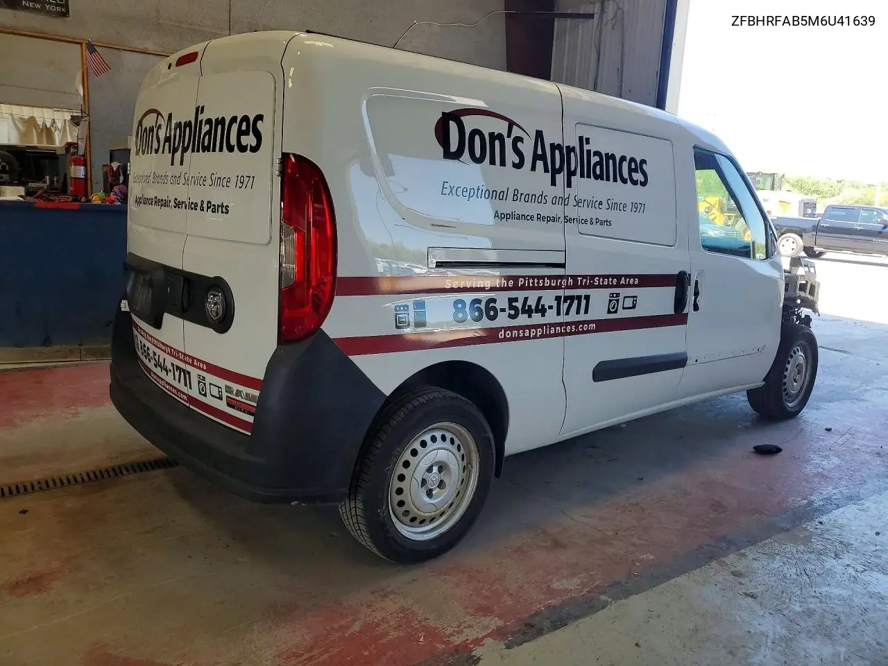 2021 Ram Promaster City VIN: ZFBHRFAB5M6U41639 Lot: 59657616