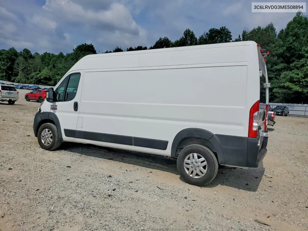 2021 Ram Promaster 2500 2500 High VIN: 3C6LRVDG3ME508894 Lot: 60522416