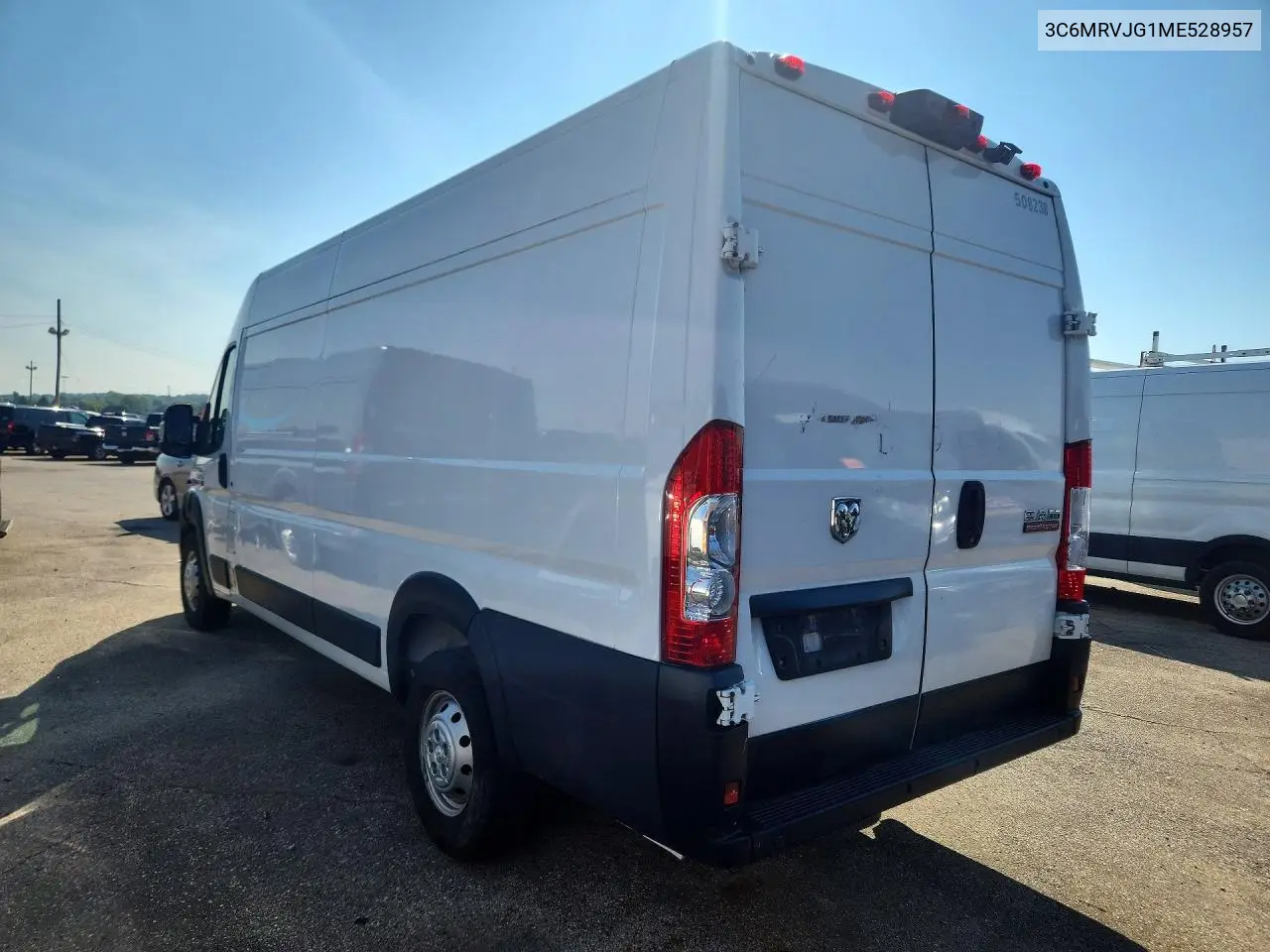 2021 Ram Promaster - Delivery Van VIN: 3C6MRVJG1ME528957 Lot: 60678146