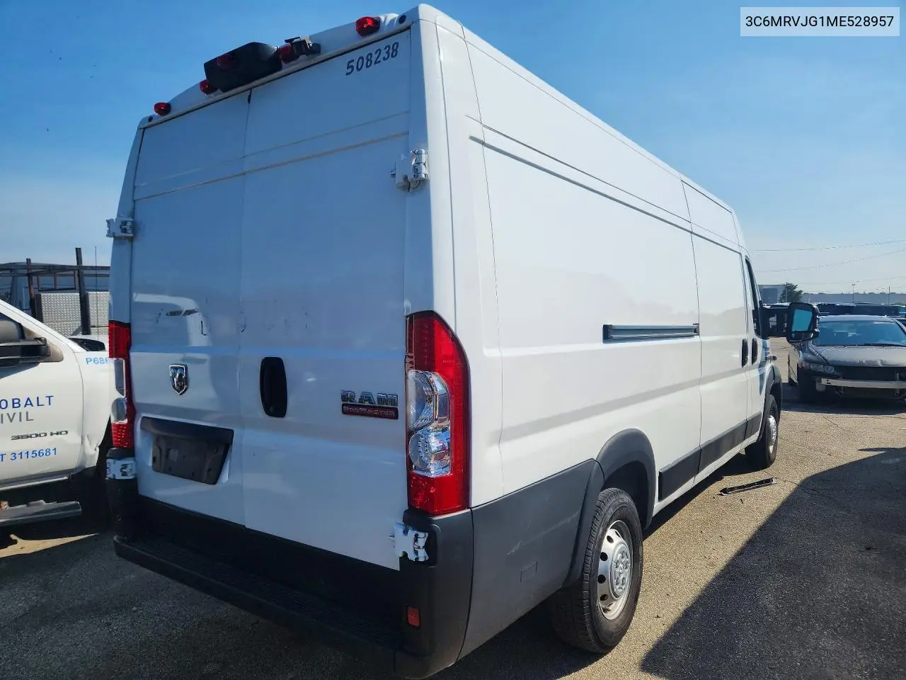 2021 Ram Promaster - Delivery Van VIN: 3C6MRVJG1ME528957 Lot: 60678146