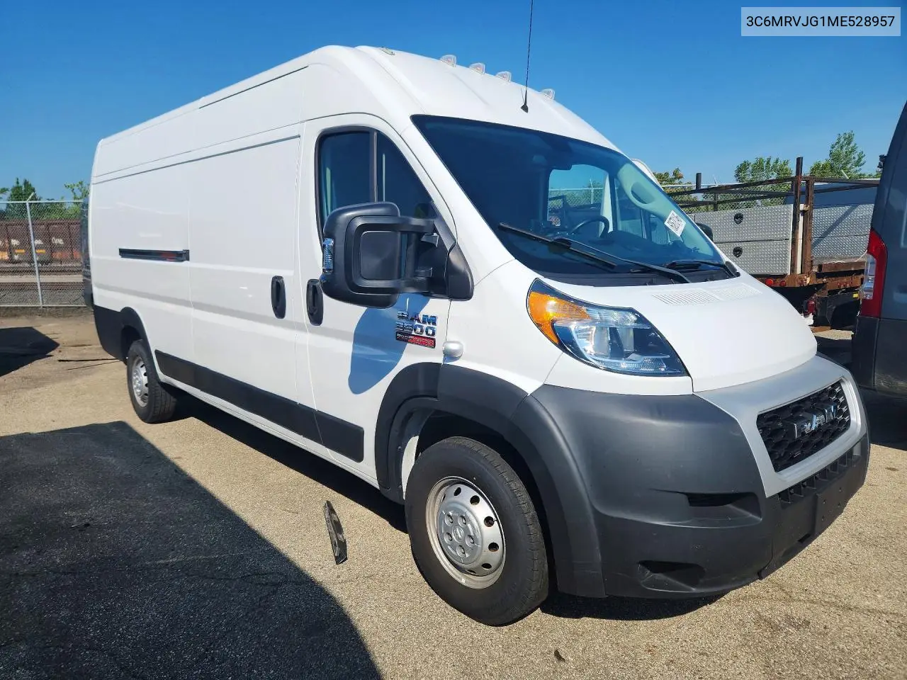 2021 Ram Promaster - Delivery Van VIN: 3C6MRVJG1ME528957 Lot: 60678146