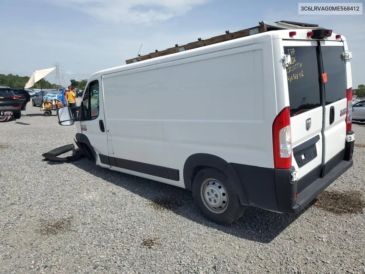 2021 Ram Promaster 1500 1500 Standard VIN: 3C6LRVAG0ME568412 Lot: 60746316