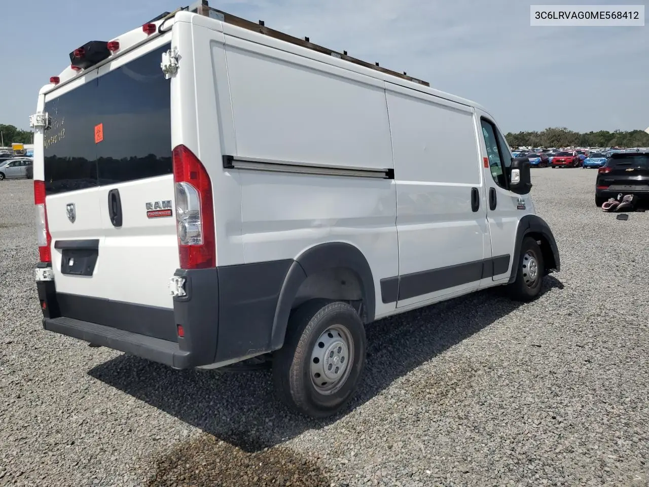 2021 Ram Promaster 1500 1500 Standard VIN: 3C6LRVAG0ME568412 Lot: 60746316