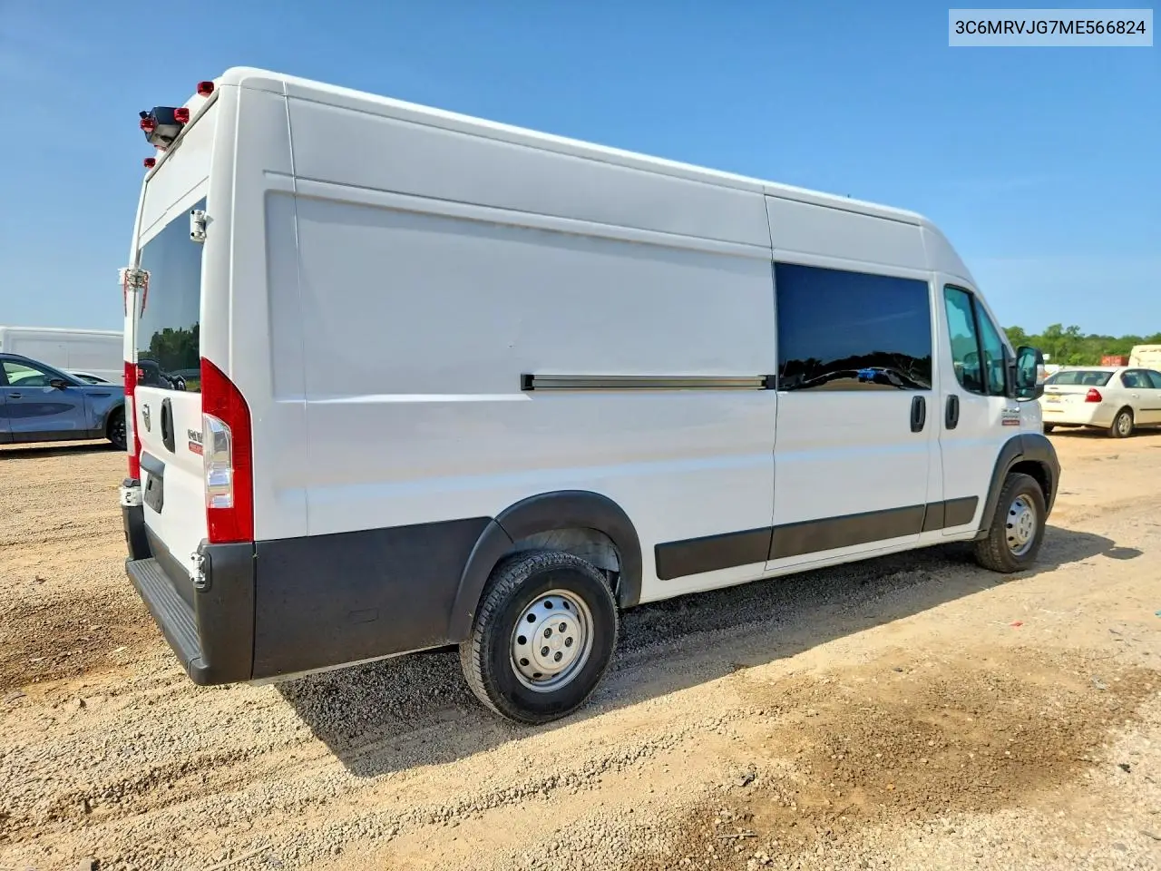 2021 Ram Promaster 3500 3500 High VIN: 3C6MRVJG7ME566824 Lot: 60752906