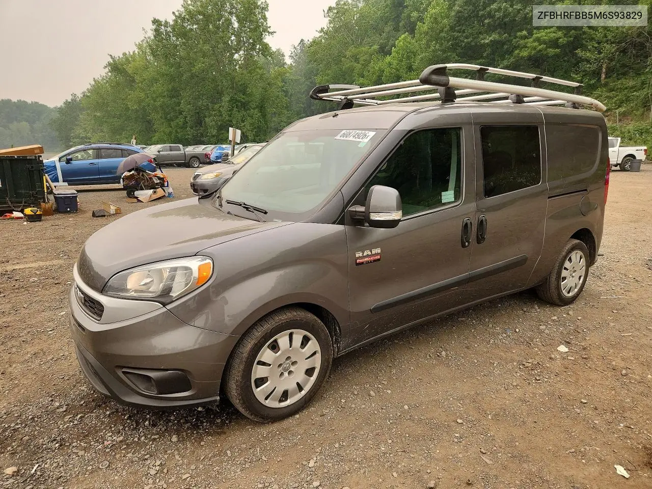 2021 Ram Promaster City Slt VIN: ZFBHRFBB5M6S93829 Lot: 60874926
