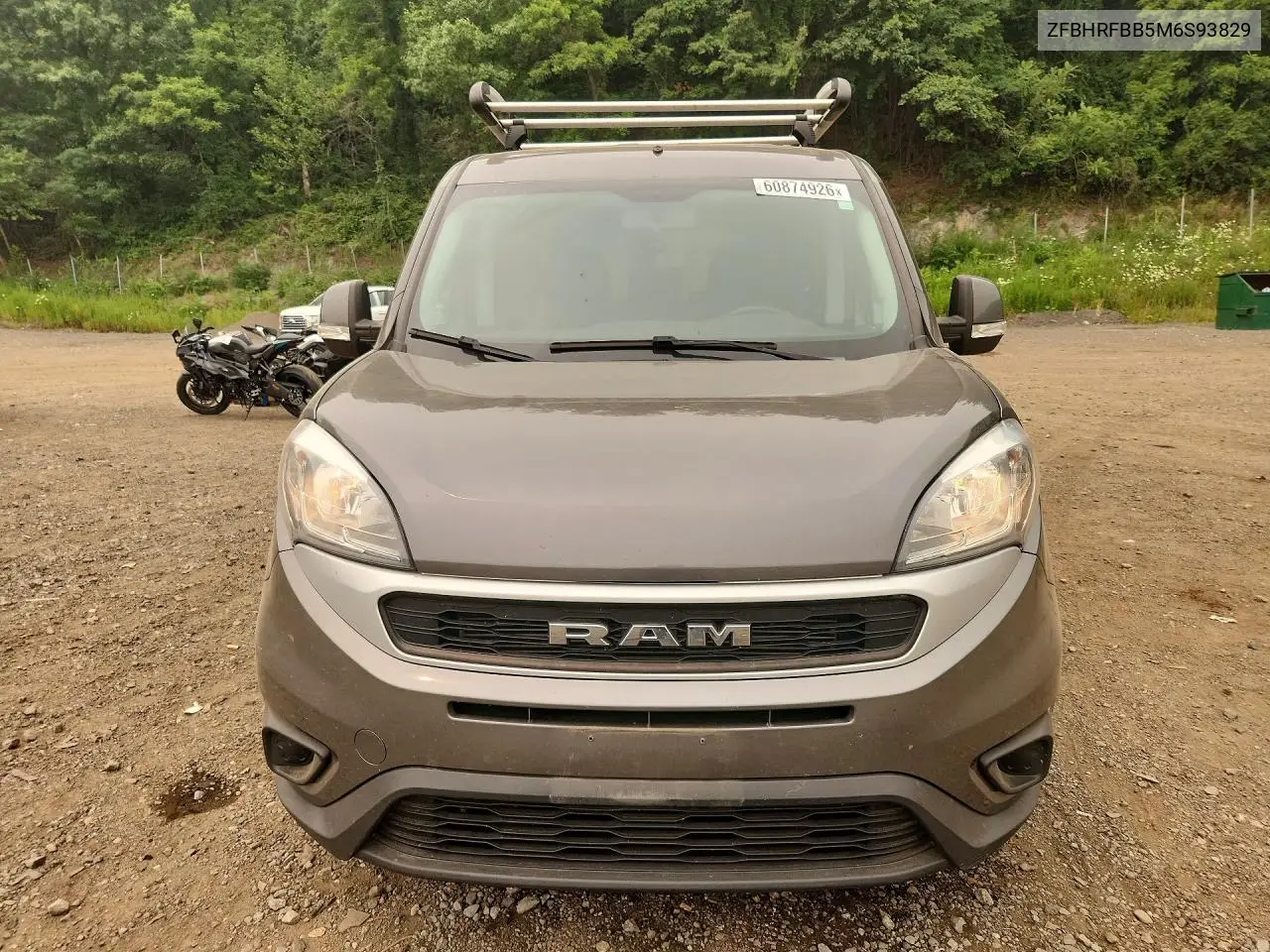 2021 Ram Promaster City Slt VIN: ZFBHRFBB5M6S93829 Lot: 60874926