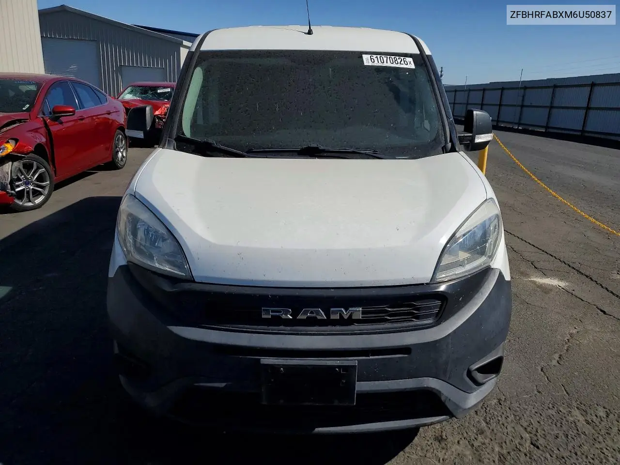 2021 Ram Promaster City VIN: ZFBHRFABXM6U50837 Lot: 61070826