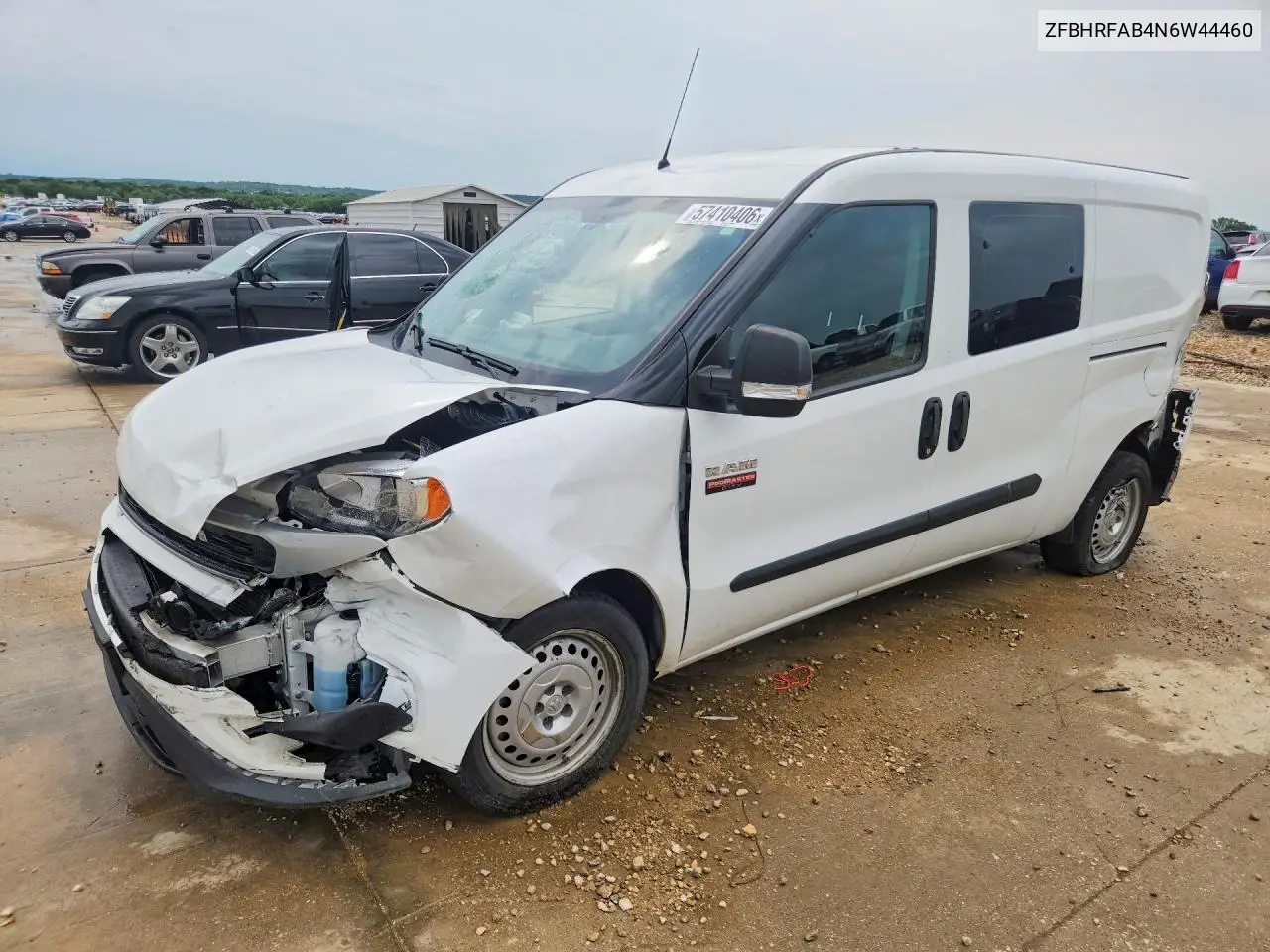 2022 Ram Promaster City Tradesman VIN: ZFBHRFAB4N6W44460 Lot: 57410406