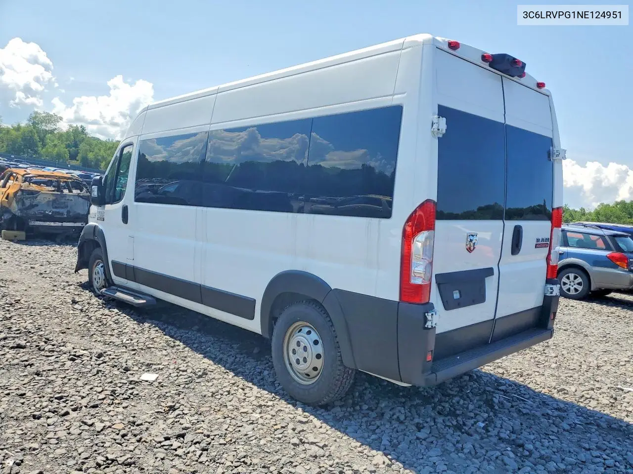 2022 Ram Promaster VIN: 3C6LRVPG1NE124951 Lot: 58885196