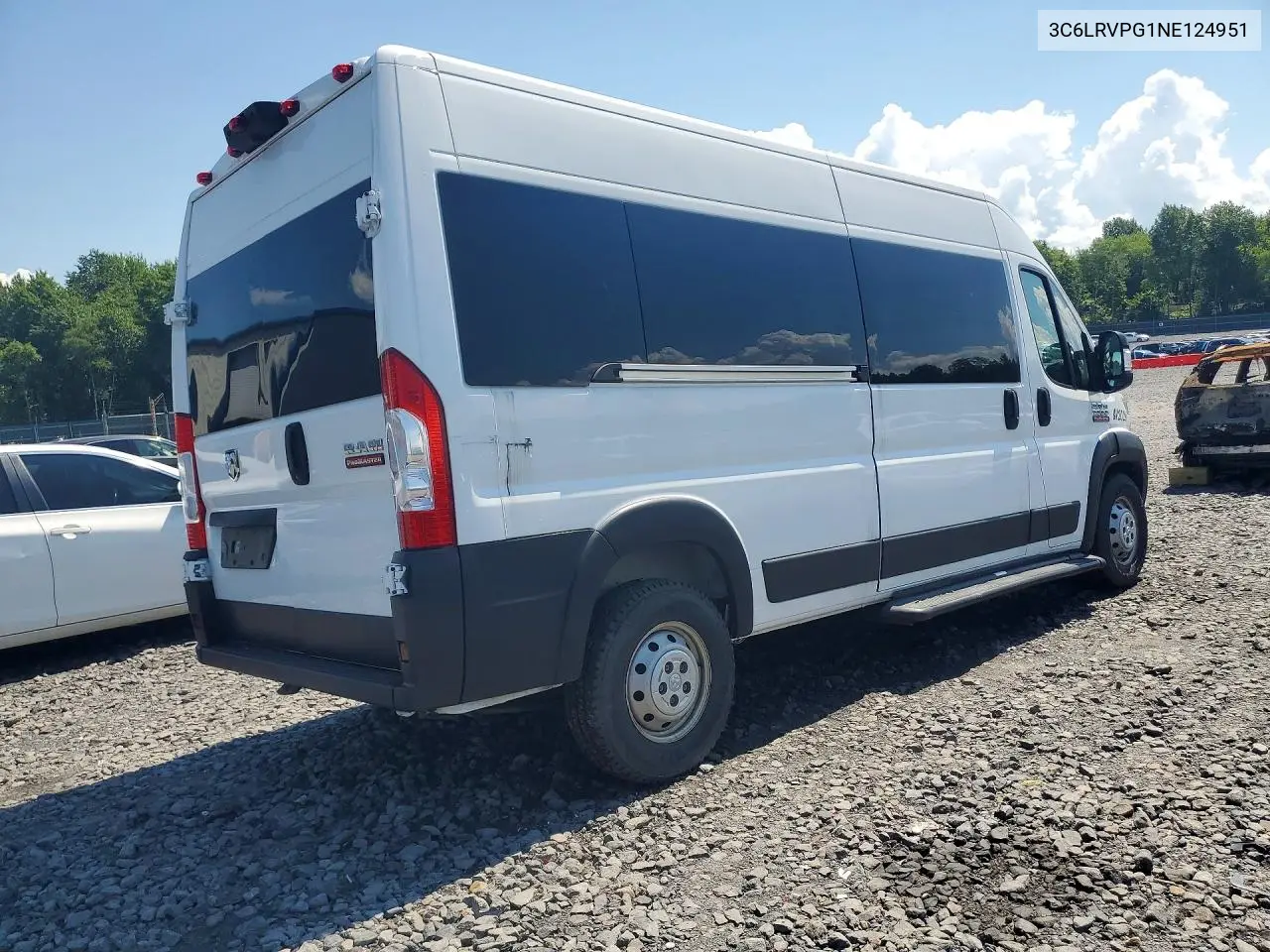 2022 Ram Promaster VIN: 3C6LRVPG1NE124951 Lot: 58885196