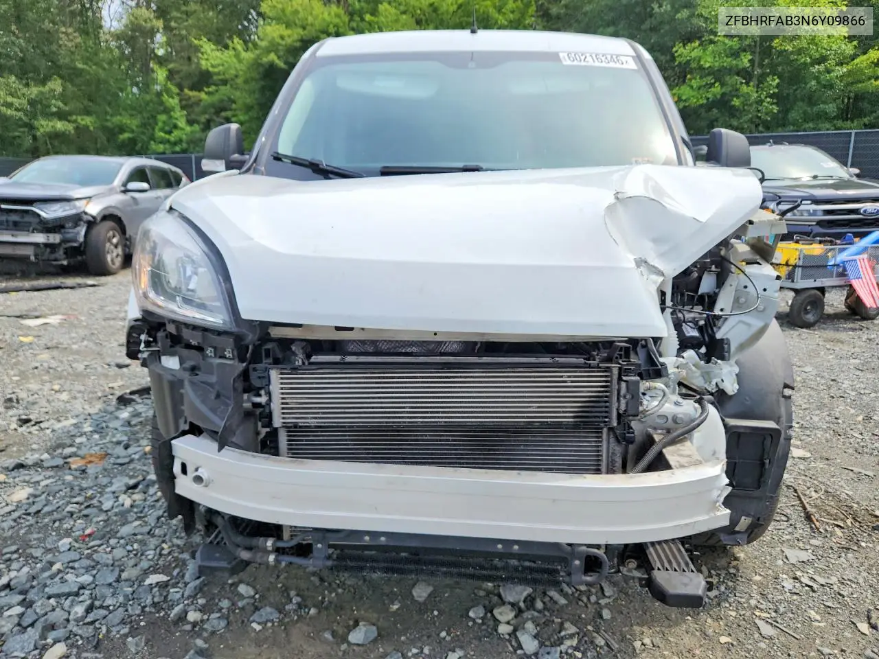 2022 Ram Promaster City Tradesman VIN: ZFBHRFAB3N6Y09866 Lot: 60216346