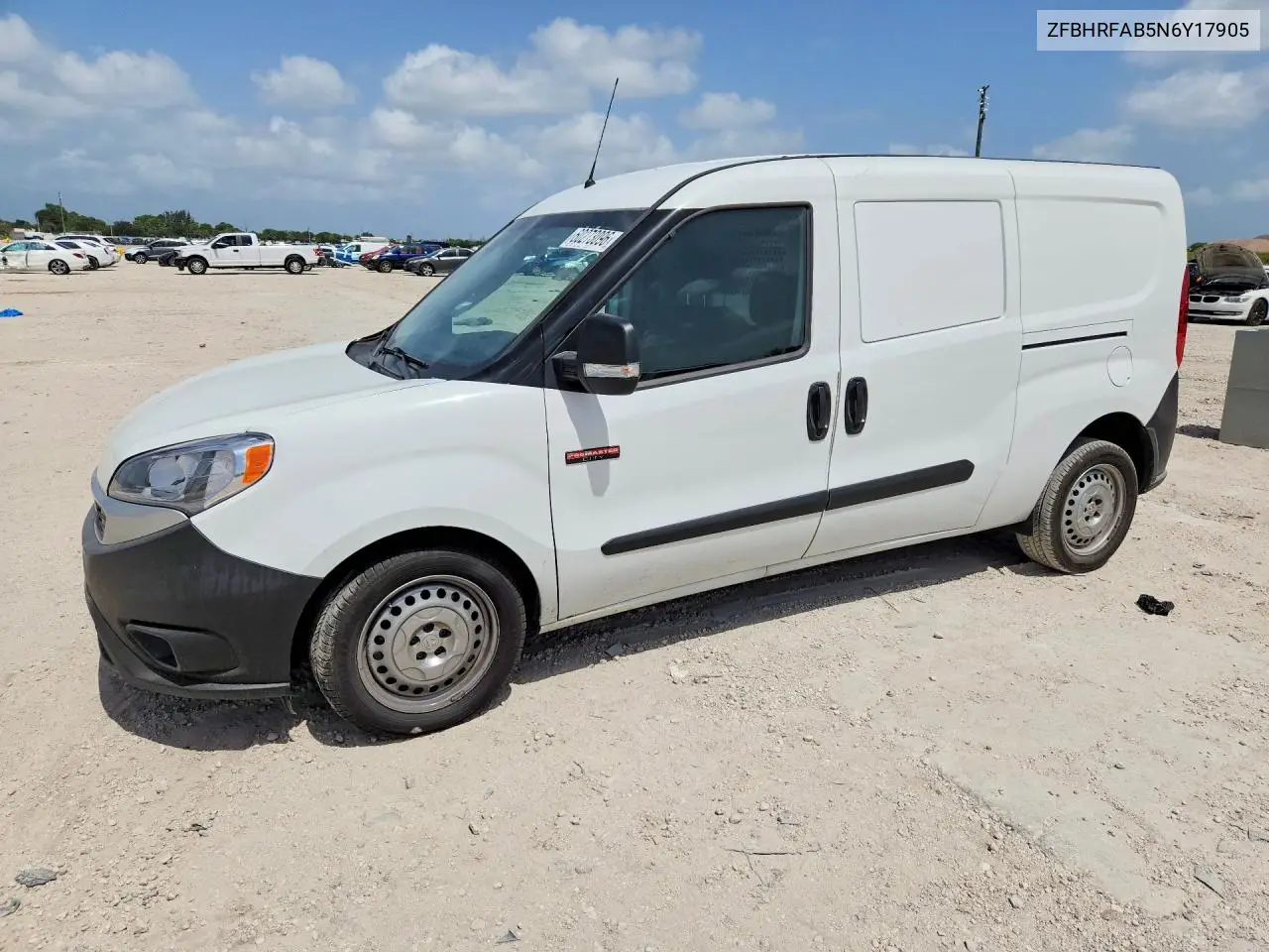 2022 Ram Promaster City Tradesman VIN: ZFBHRFAB5N6Y17905 Lot: 60273096