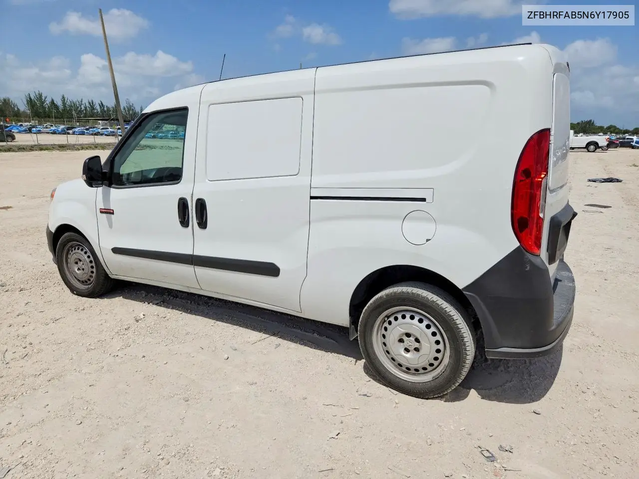 2022 Ram Promaster City Tradesman VIN: ZFBHRFAB5N6Y17905 Lot: 60273096