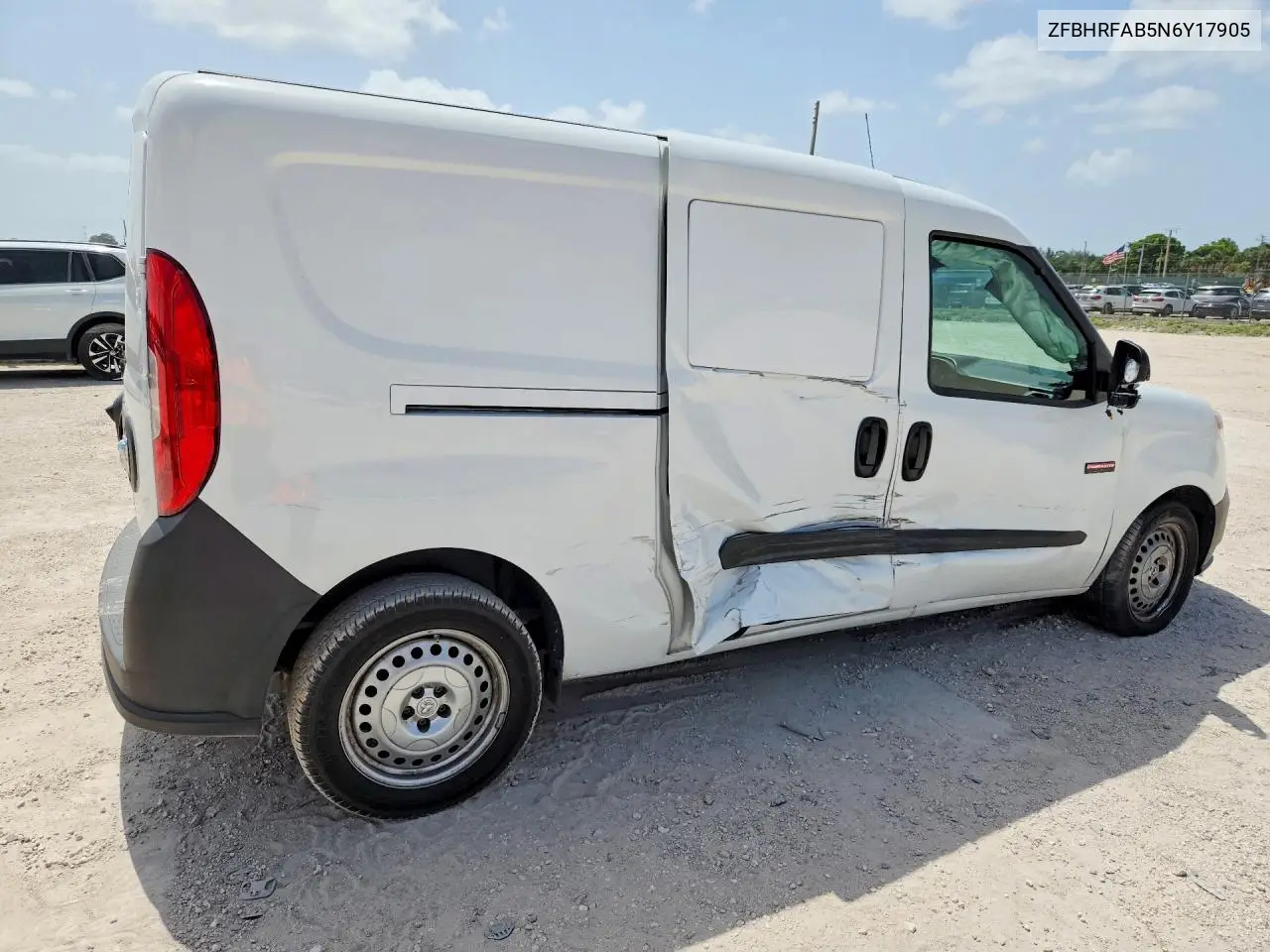 2022 Ram Promaster City Tradesman VIN: ZFBHRFAB5N6Y17905 Lot: 60273096