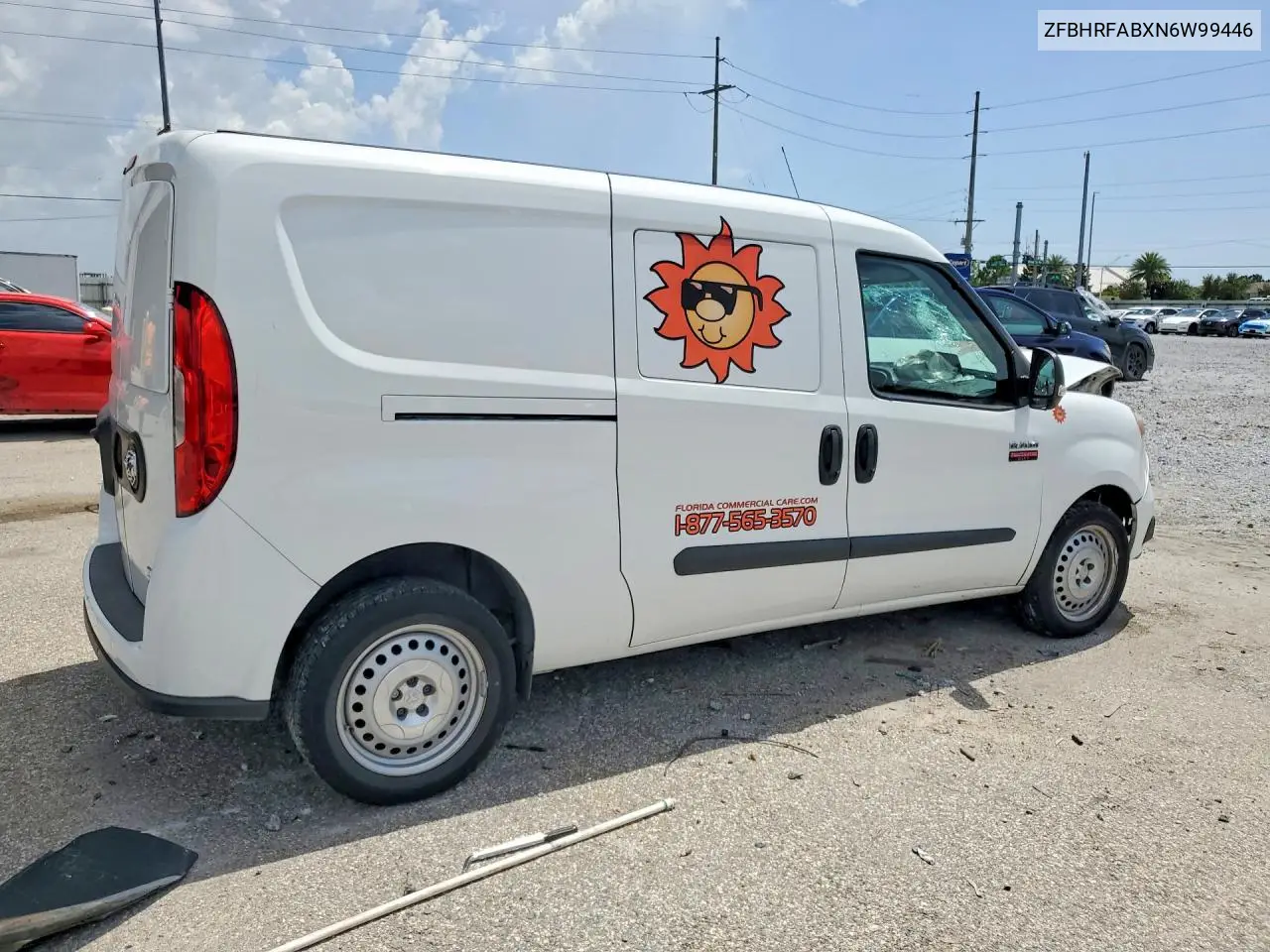 2022 Ram Promaster City Tradesman Delivery Van VIN: ZFBHRFABXN6W99446 Lot: 60504276