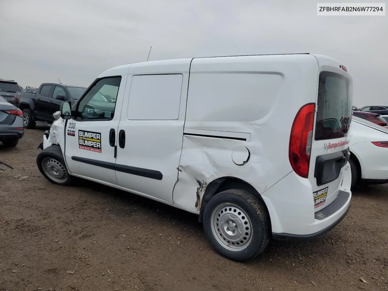 ZFBHRFAB2N6W77294 2022 Ram Promaster City Cargo - R & D - Pri Fleet