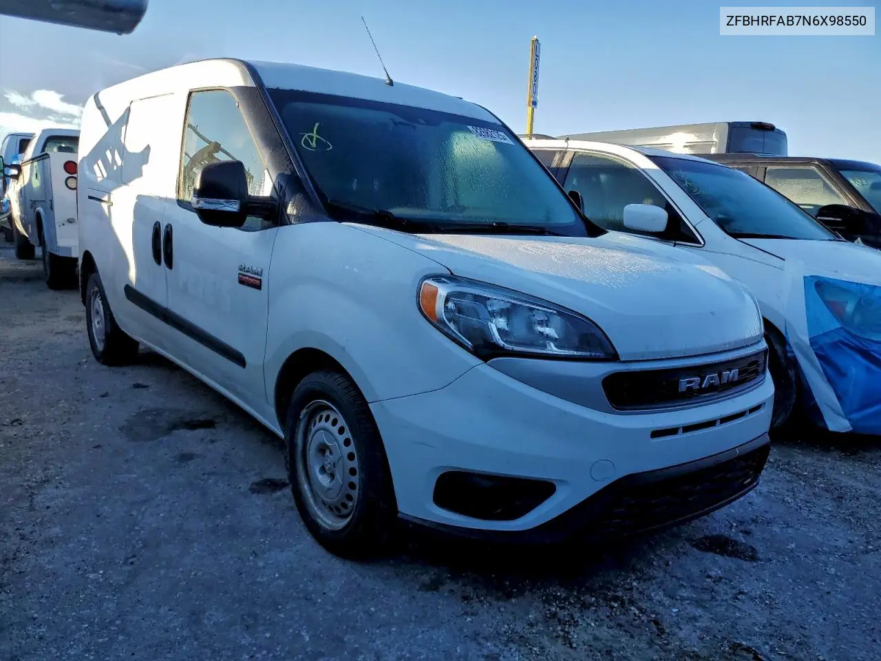 ZFBHRFAB7N6X98550 2022 Ram Promaster City - Pri Fleet - Ck Eng Lt On